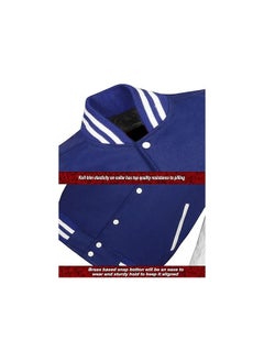 Generic Unisex Varsity Jacket - Premium Quality, Multiple Color Combinations - Retro Style College Jacket for Men & Women  - Image 5