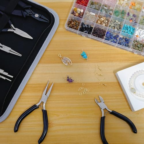 Giwaelro Jewelry Pliers Set, 10 PCS Professional Pliers for Jewelry Making, Repair and Wire Wrapping - Image 5