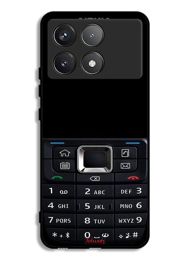 Tolwak Xiaomi Redmi K70 Pro Protective Case Cover Old Phone Pattern - Image 1