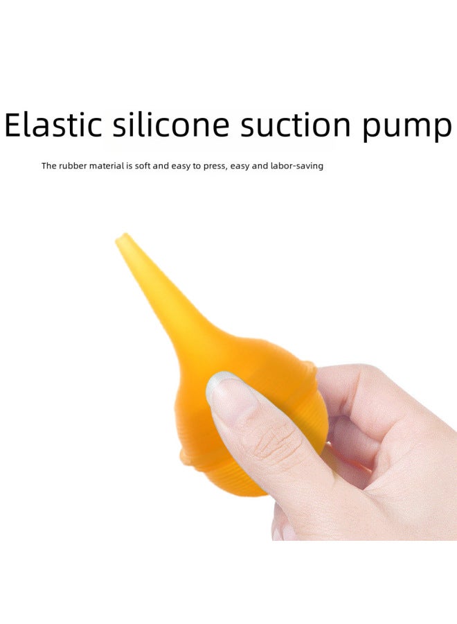 هوايو جهاز شفط أنف للأطفال مصنوع من السيليكون الطري المحمول باليد، مزود بتصميم مضاد للارتجاع للرضع، مناسب لحديثي الولادة - Image 3