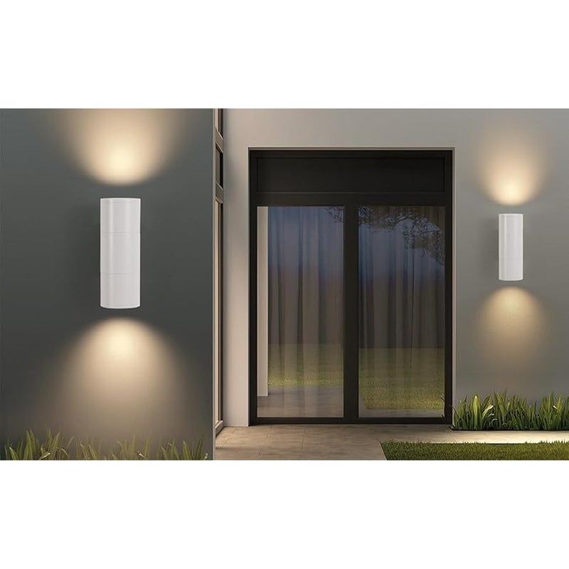 V.nice Outdoor Wall Light GU10 Up Down Light – IP65 Waterproof Exterior Sconce Lamp, 2 Sizes & 2 Colors, Aluminum Modern Wall Lamp for Porch, Patio, Doorway, Garden - Image 3