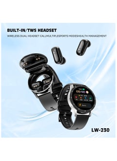 Lenyes Smart Watch With Wireless Earbuds  for Men/Women TWS Headset Watch 2-in-1 Bluetooth Call Heart rate monitor blood Oxygen IP67 Waterproof  - Image 3