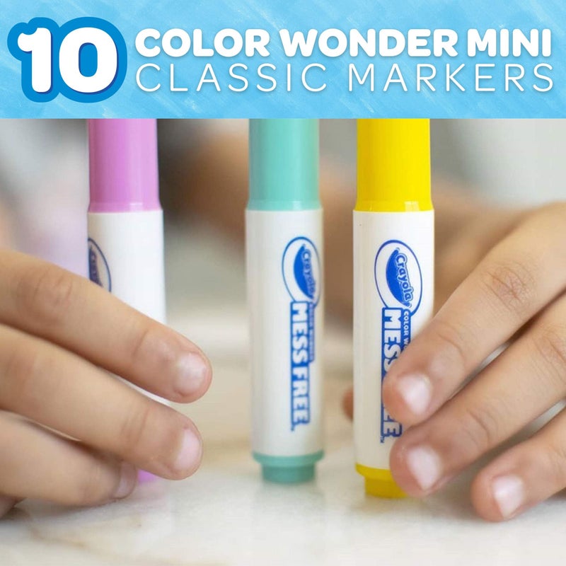 Crayola Color Wonder Markers, Mess Free Coloring, 10 Count, Gift for Kids, Age 3, 4, 5, 6 - Image 2