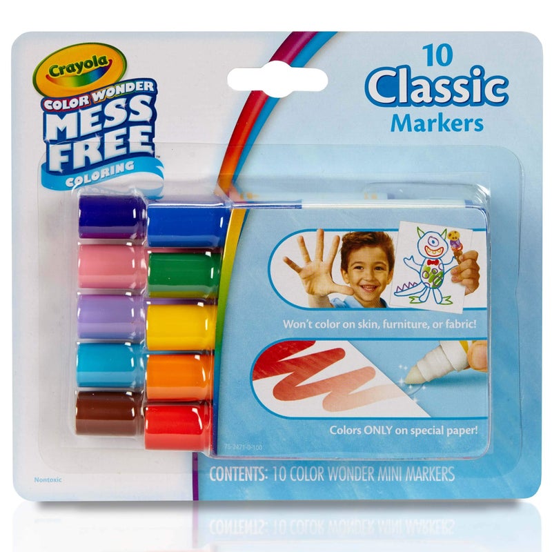 Crayola Color Wonder Markers, Mess Free Coloring, 10 Count, Gift for Kids, Age 3, 4, 5, 6 - Image 3