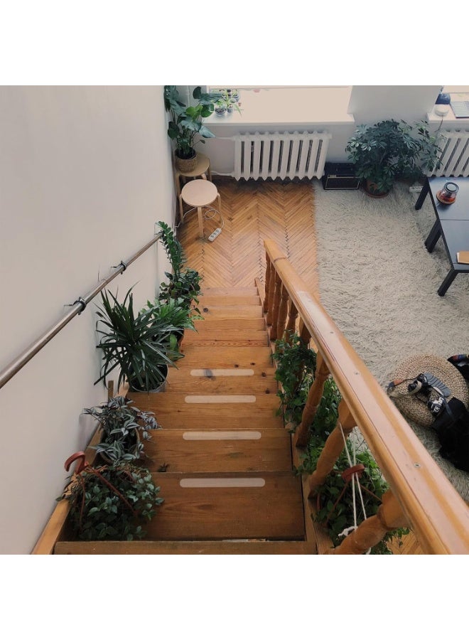 شريط لاصق شفاف 5 قطعة غير قابل للانزلاق من ملصقات حوض الاستحمام من نيوبيستي، مداس الدش، ملصقات سلامة الحمام، شارات مقاومة للانزلاق لأحواض الاستحمام، لأرضية الحمامات، سلالم الحمام، شريط لاصق شفاف - Image 2