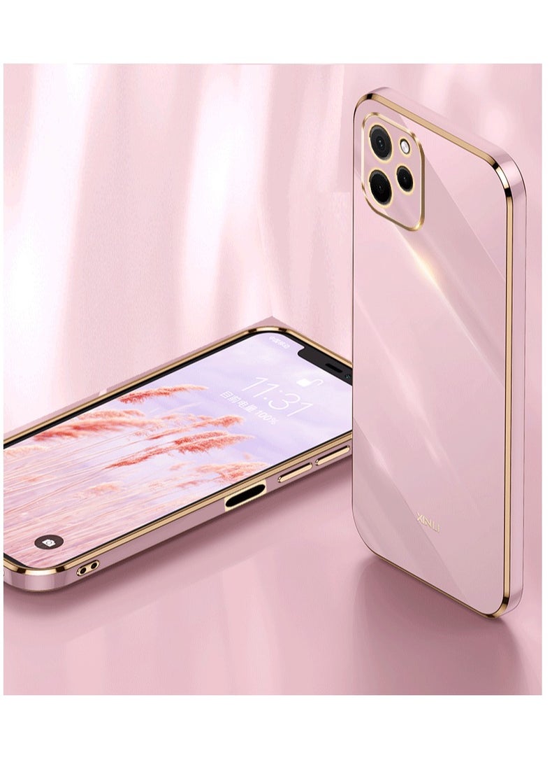 HUAWEI Nova Y61 4G Mobile Phone Case Cover, Luxury Plating Soft Back Cover, Raised Full Camera Protection
