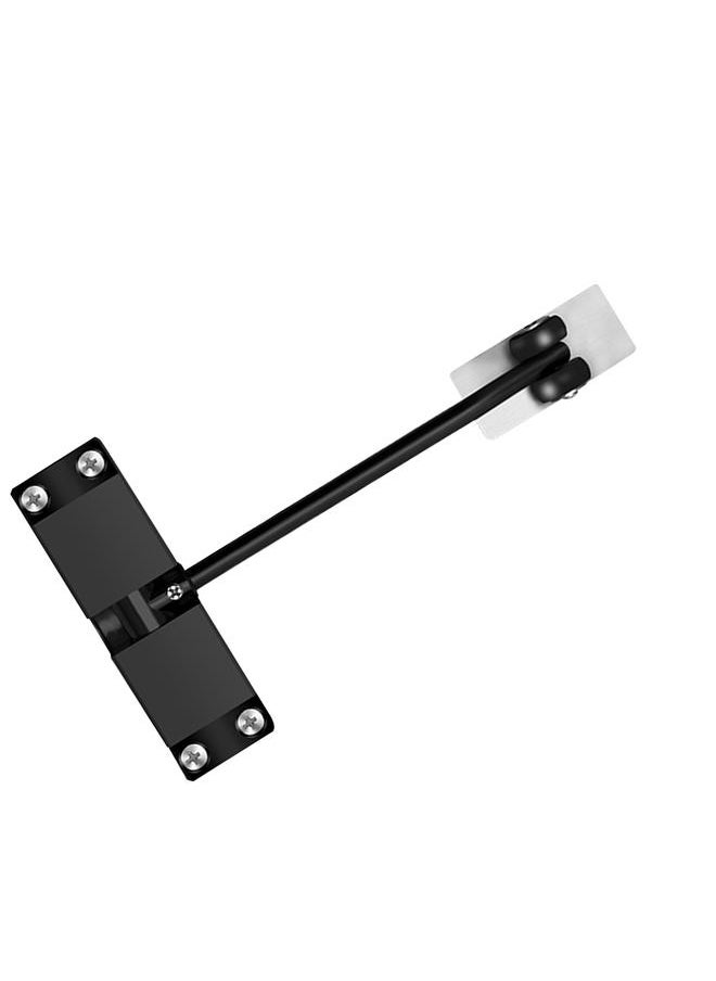 Thoraya - Safety Spring Door Closers Stainless Steel Strong Buffering Perfect Closure Punch Free Automatic Door Closer for Wooden Doors - Image 1