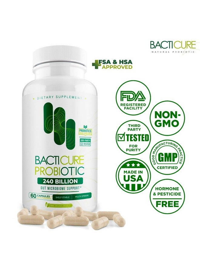 Bacticure, Natural Product, Set of 3 Bottles, Total per Bottle 60 Capsules, Immune System Support, Patented Formula, Original Product - Image 3