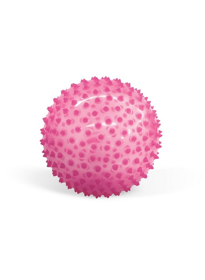 Edushape Sensory Ball for Baby - 7" Transparent Pink, Enhances Gross Motor Skills for Kids 6 Months & Up - Image 4