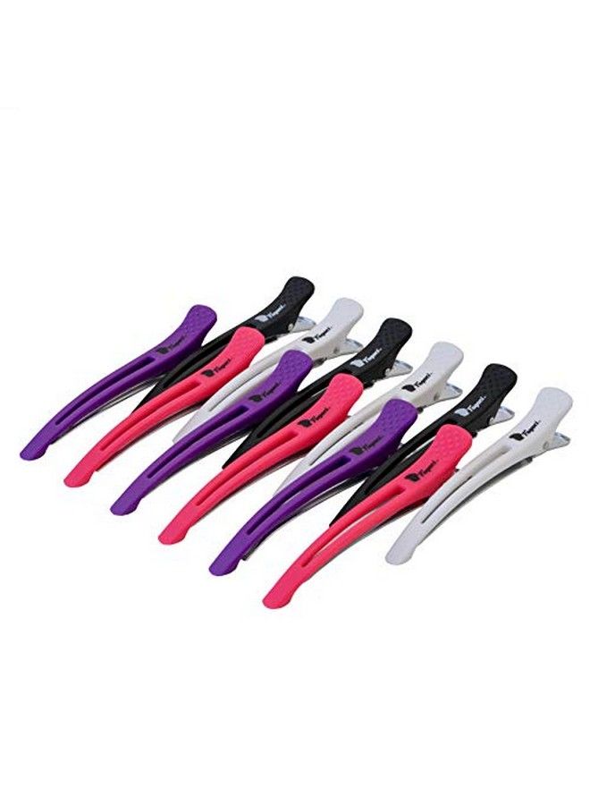 Fagaci Firm Grip Hair Clips For Styling Sectioning With Silicone Band Duckbill Hair Styling Clips Durable Alligator Hair Clips For Women Long Duck Billed Hair Clips Salon Large Hair Clips For Hair - Image 1