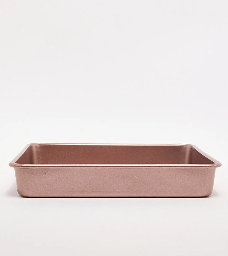 Martha Stewart Rect. Cake Tray 28x23cm Rose Gold