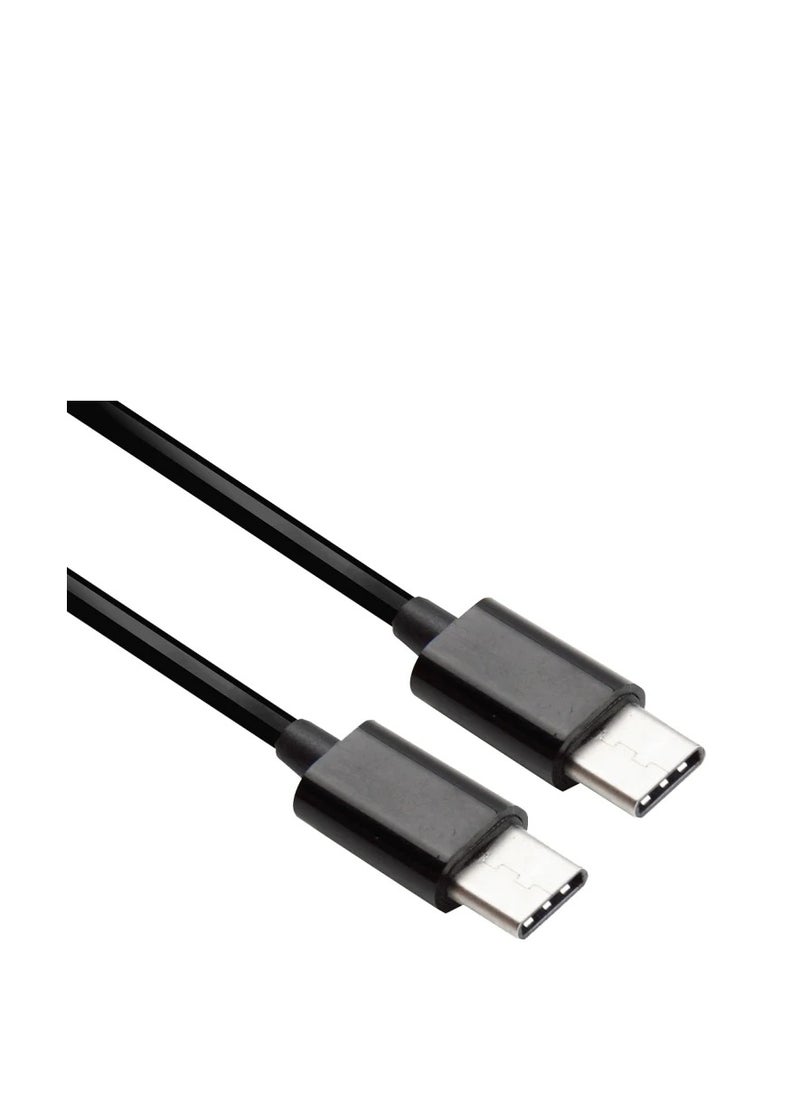HEXABEX USB C To USB C Phone Charger Cord Coiled Spring Wire, USB C Type C Stretching Charger Cable 1.5meter stretchable Black  - Image 2