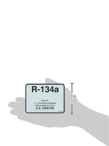 Diversitech Diversitech R134A Color Coded Refrigerant ID Label 04134  - Image 2