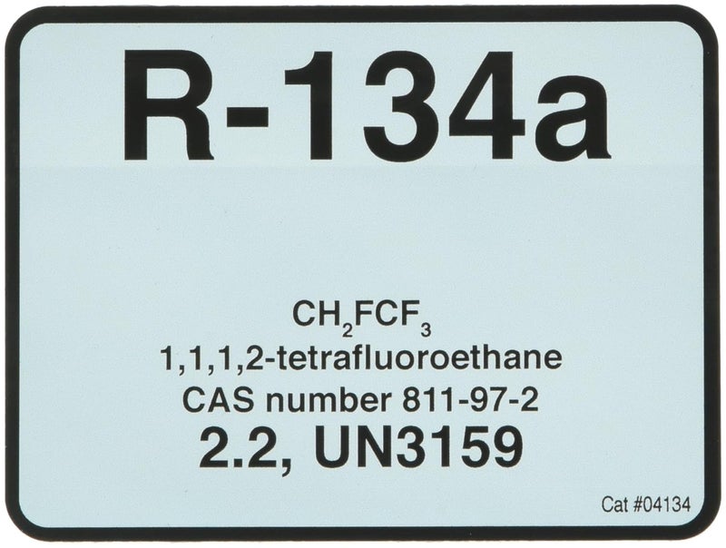 Diversitech Diversitech R134A Color Coded Refrigerant ID Label 04134  - Image 1