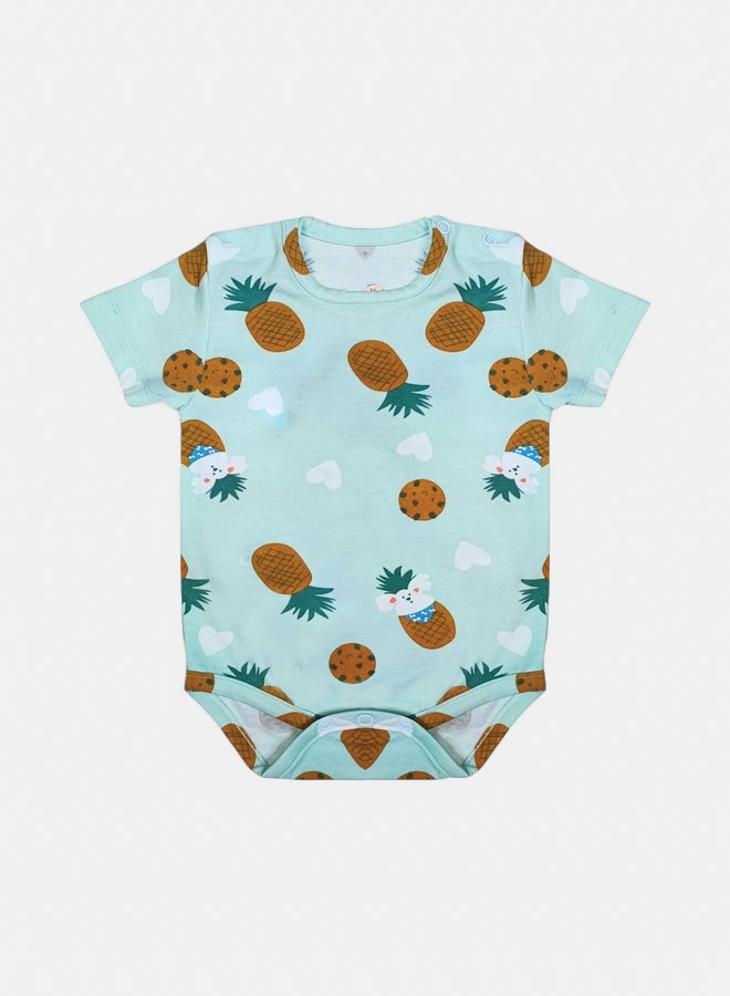 BabyShoora Baby Boy Summer Ss Romper Set - Image 2