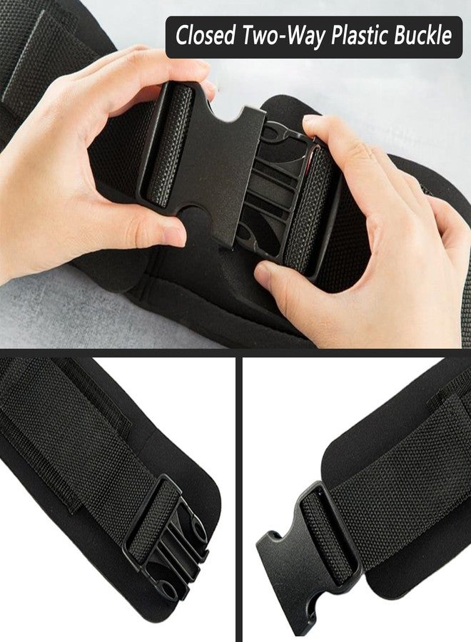 LOOEEL Adjustable Waist Belt Soft Neoprene Padded Belt with 2 Movable Rings for Cable Machines Fitness Exercise Speed Agility Resistance Training - Image 3