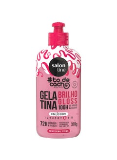 Salon Line  Linha ToDeCacho  Gelatina Brilho Gloss 310 Gr  IGotCurls  Gloss Shine Gelatine Net 1093 Oz