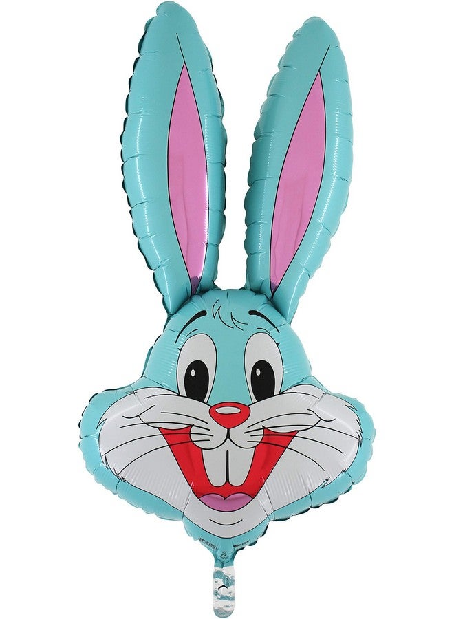 Toyland® 37" Rabbit Shaped Balloon Available In 5 Colours - Easter Balloons (BABY BLUE)