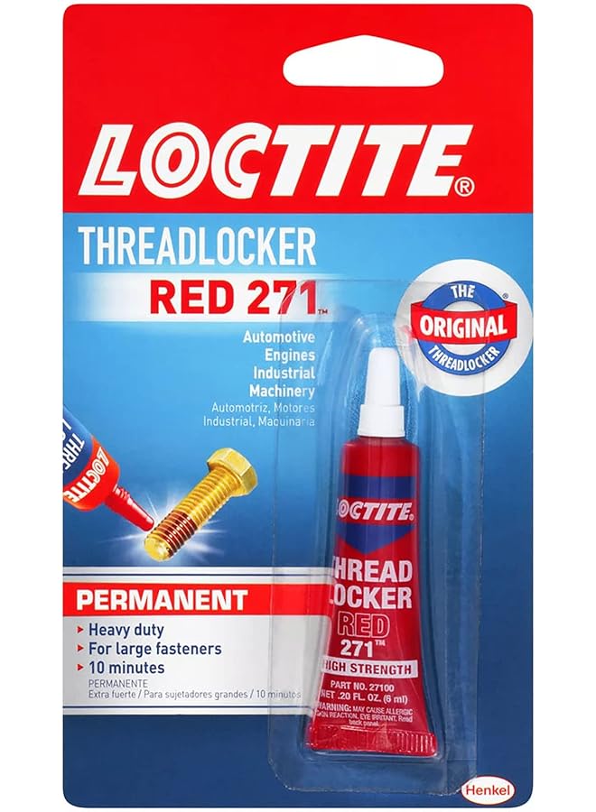 Loctite Thread Locker 6Ml Red 271 0.2 Fl Oz 209741  - Image 1