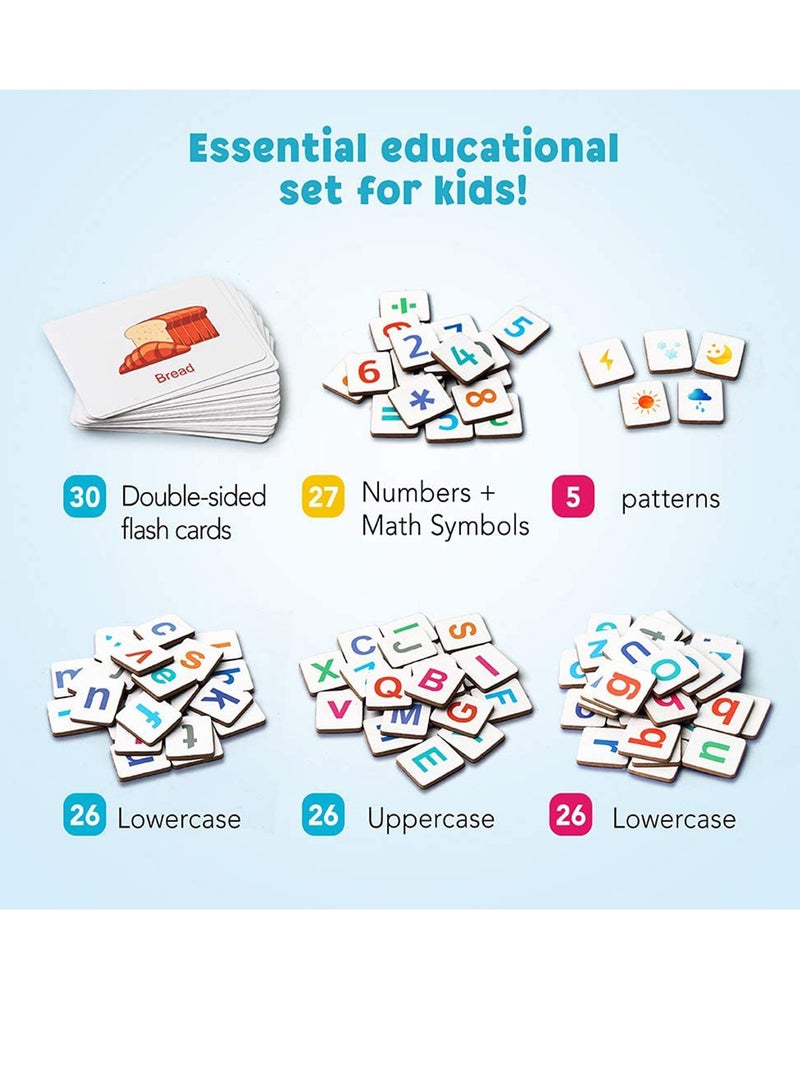 SYOSI Magnetic Letters Numbers Alphabet Fridge Magnets ABC 123 Educational Toy Set Preschool Learning Spelling Counting Uppercase Lowercase Math for 3 4 5 Years Kid Toddler - Image 2