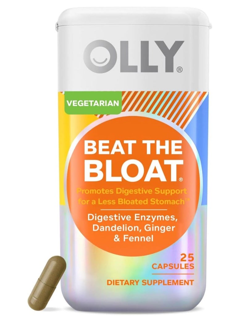 OLLY Overcoming Bloating, 25 Capsules - Image 1
