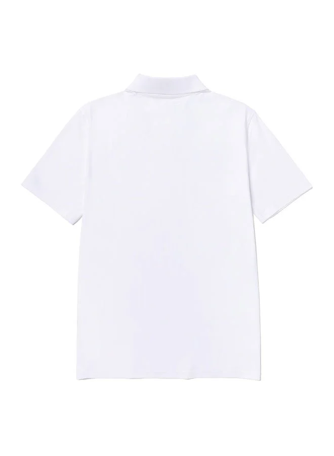 Caterpillar CAT Men’s Pique Logo Polo T Shirt – 95% Cotton 5% Spandex – Soft Stretch Pique – Split Droptail Hem