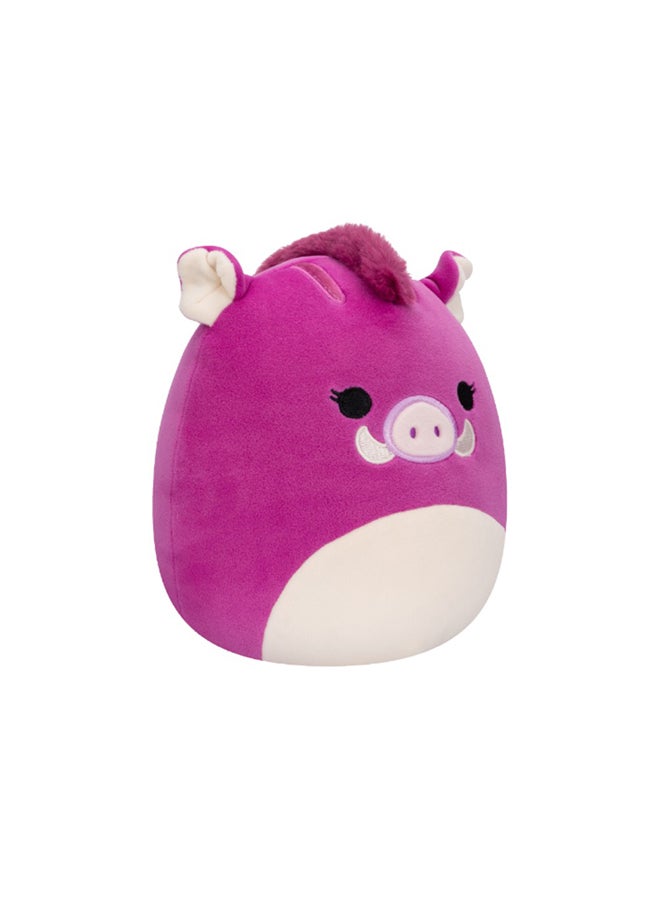 Squishmallows 7.5 inch Little Plush Jenna Purple Boar , Officially Licensed Kellytoy Plush Toy, Colorful Soft Toy, Gift for Kids, Girls & Boys Washable Squishy Stuff Toy Multicolor All Age  - Image 2