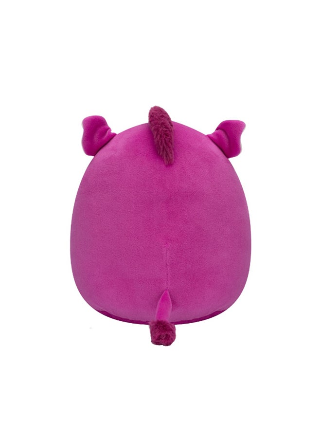 Squishmallows 7.5 inch Little Plush Jenna Purple Boar , Officially Licensed Kellytoy Plush Toy, Colorful Soft Toy, Gift for Kids, Girls & Boys Washable Squishy Stuff Toy Multicolor All Age  - Image 4