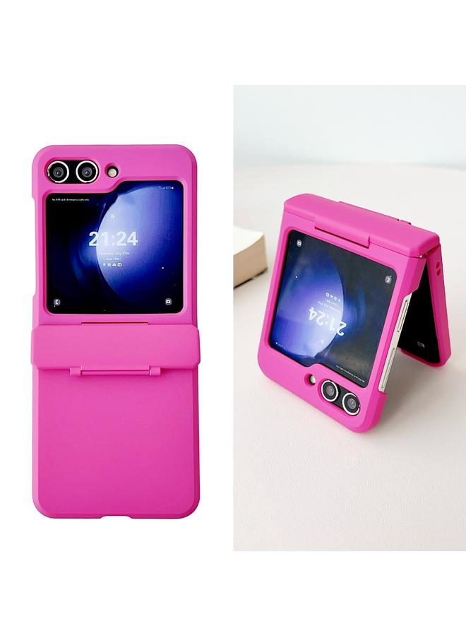 اس-توب جراب لهاتف Samsung Galaxy Z Flip5 5G Skin Feel PC جراب هاتف مضاد للصدمات بتغطية كاملة - Image 1