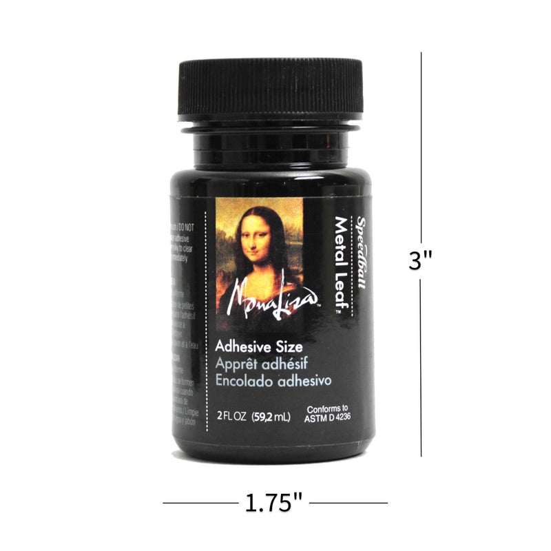 Speedball 10210 10210 Mona Lisa 2-Ounce Metal Leaf Adhesive Size - Image 3