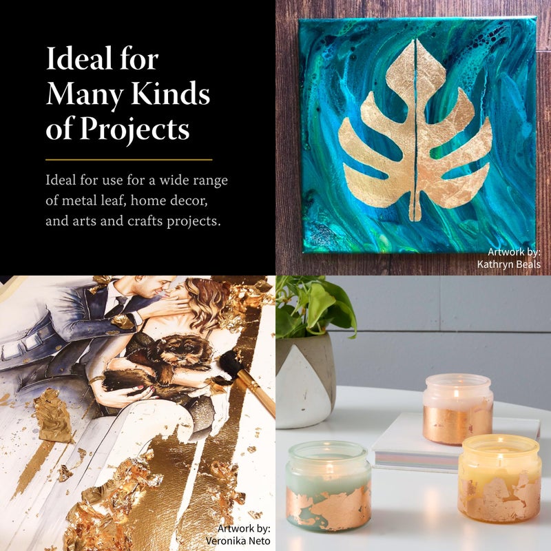 Speedball 10210 10210 Mona Lisa 2-Ounce Metal Leaf Adhesive Size - Image 4