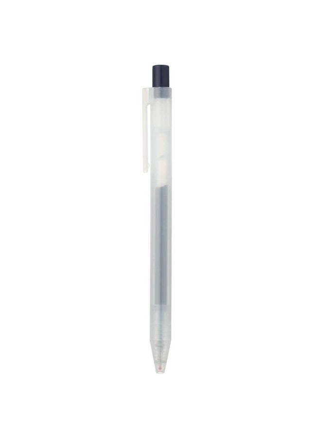 موجي MUJI - قلم حبر جاف أزرق أسود ناعم قابل للسحب 0.5 مم (10 قطع)  - Image 1