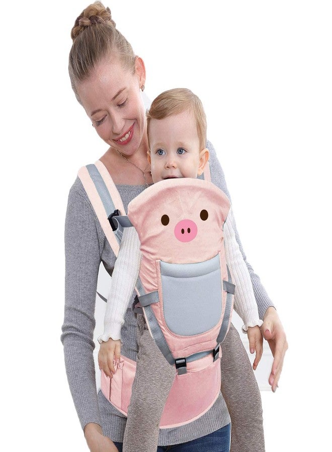 curvear Baby Carrier with Hip Seat and 4 Carry Positions- Ergonomic,Baby Carry with Safety Belt/Sling/Forward/Back Adjustable for Newborns and Older Babies for 3 to 36 Months Baby, Max Weight Up to 15 Kgs - Image 1