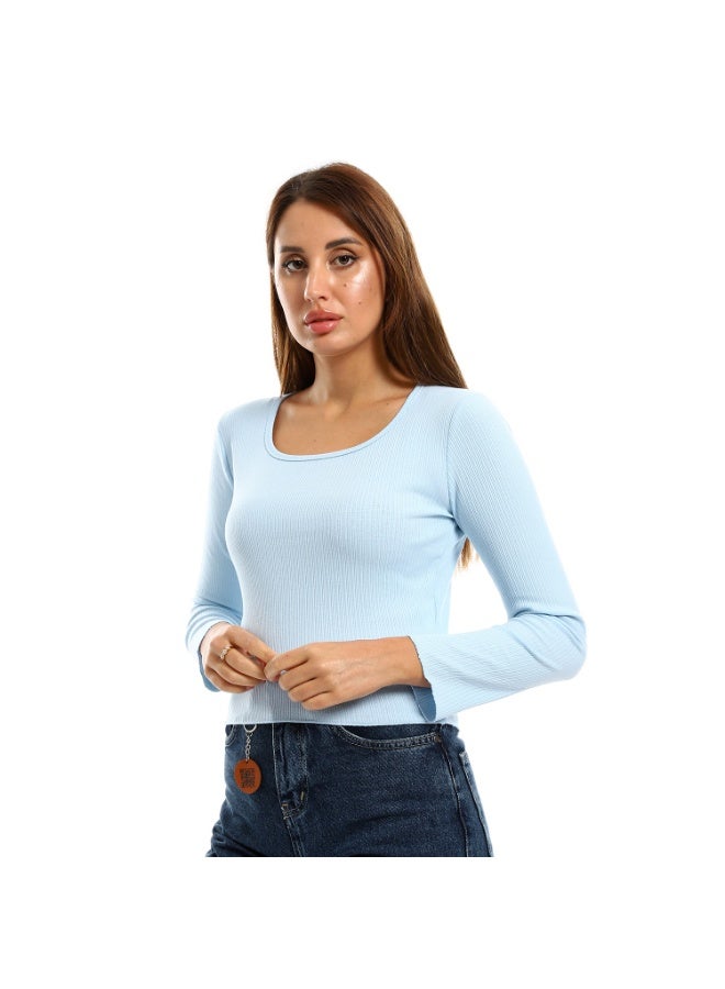 Cocktail 2607-basic top-light blue - Image 2