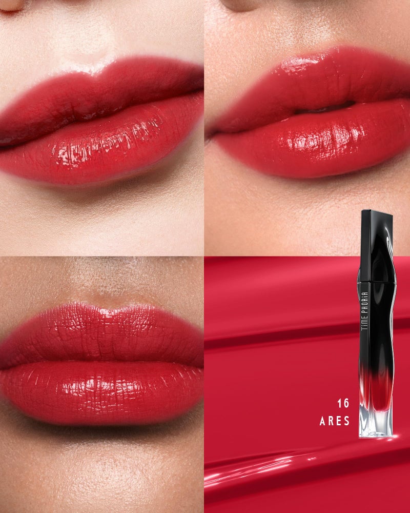 TIMEPHORIA Stellar Dust Lip Stain 16 Ares, Transfer-Proof &Smudge-Proof Lip Gloss, Classic Red Tinted Glossy Finish, High-Pigment Vibrant Color, Hydrating Lightweight Long-Lasting Lip Makeup for Women - Image 2