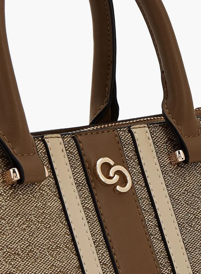 Celeste MULTICOLOUR Jacquard Monogram Tote Bag With Detachable Strap for Women | Best Price UAE