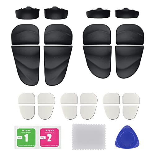 PlayVital Dune 2 Pairs Trigger Stop Shoulder Buttons Extension Kit for ps5 Controller, Stopper Bumper Trigger Extenders for PS Portal, Game Improvement Adjusters for ps5 Edge - Black - Image 2