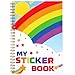 Ghexartf Reusable Sticker Storage Book Collecting Album Stickers Organizer Book A5 Size 40 Sheets Release Paper for Stickers Holder Collection - Image 3