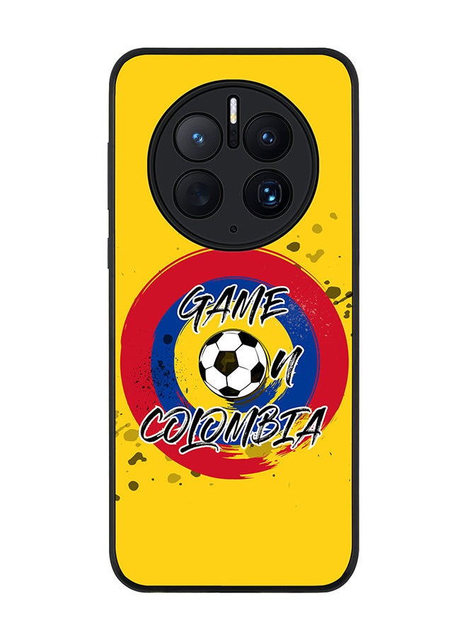 Stylizedd - Rugged Black edge case for Huawei Mate 50 Pro Slim fit Soft Case Flexible Rubber Edges Anti Drop TPU Gel Thin Cover - Game on Colombia - Image 1