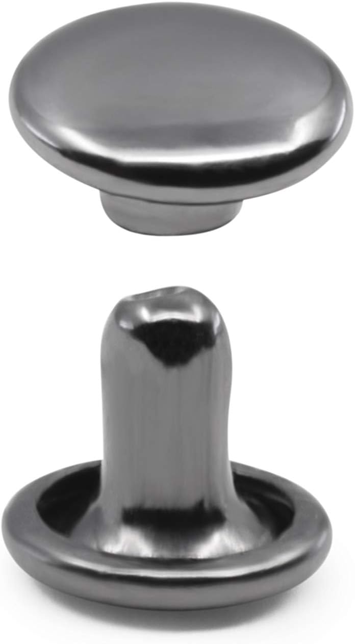 Dritz Double Cap Gunmetal Includes Rivets  Tools Fasteners - Image 3