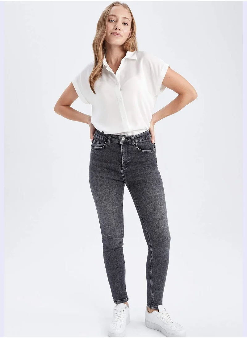 DeFacto Woman Skinny Fit Denim Trousers