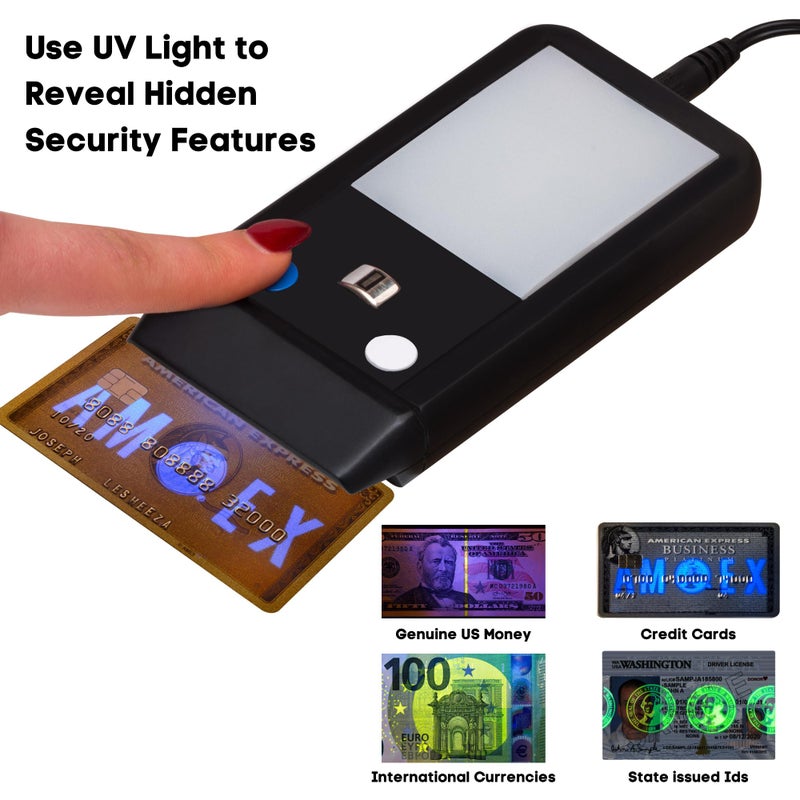 Dri Mark Flash Test Counterfeit Bill Detector, 3 Easy Tests in One Small Device, Watermark, Ink, Security Strip, Fast and Accurate Money Checker, Fake Currency Detection Machine, Maintenance Free - Image 4
