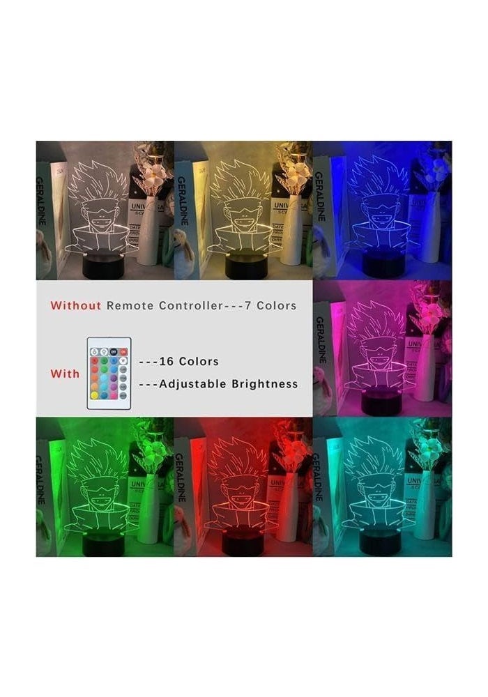 Al Raied ARS® Anime-Style LED Night Light with Transparent Shade and Plastic Base - Image 5