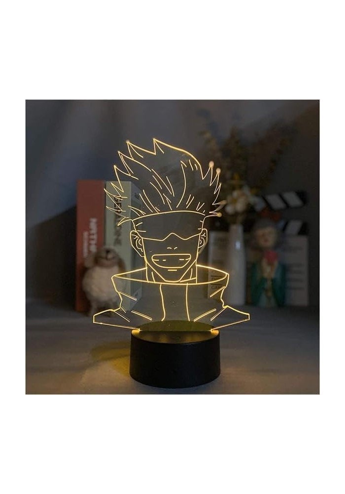 Al Raied ARS® Anime-Style LED Night Light with Transparent Shade and Plastic Base - Image 4