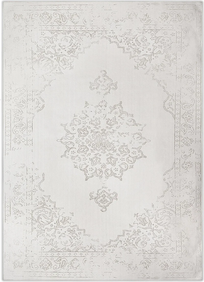 بلونيتي Aegean Vintage Natural Cotton Bath Mat 50X80 cm - White