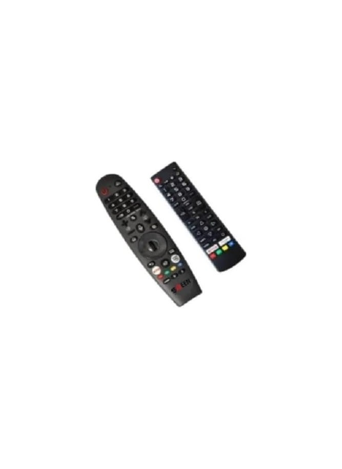 سرين شاشة Sreen بحجم 65 بوصة، تقنية 4K QLED، تلفزيون ذكي، نظام WebOS، منافذ HDMI وUSB، شاشة بدون إطار، اللون الأسود - الموديل SRET-65S4KWQ1  - Image 3
