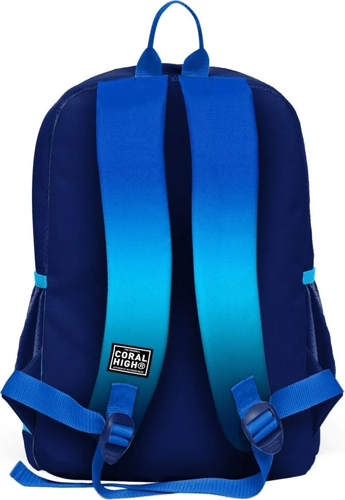 CORAL HIGH Kids Navy Blue Color Transitional 2-Piece School Bag Set SET0223745