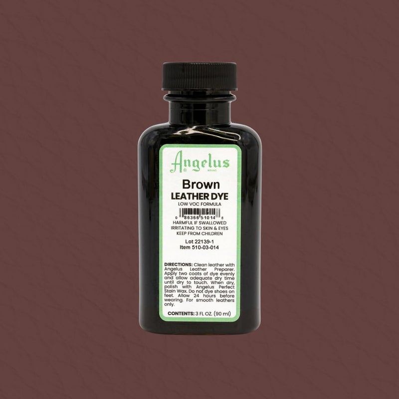 Angelus Leather Dye - Flexible Leather Dye for Shoes, Boots, Bags, Crafts, Furniture, & More 3oz, Dauber Included (Brown) - Image 5