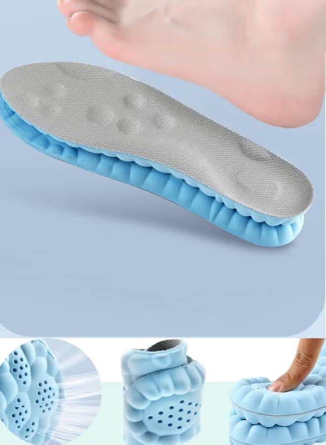 AGREON Breathable Shock-Absorbing Sport Insoles – Cut-to-Fit, Sweat-Absorbent, Comfortable Foot Cushion for Men & Women, Relieves Foot & Pressure Pain, Ideal for Athletic, Casual & Work Shoes - Image 1