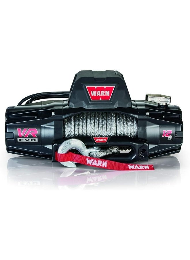WARN ونش وارن في آر إيفو 12-إس، 12,000 رطل مع حبل صناعي وجهاز تحكم عن بُعد لاسلكي، 12 فولت - Image 5